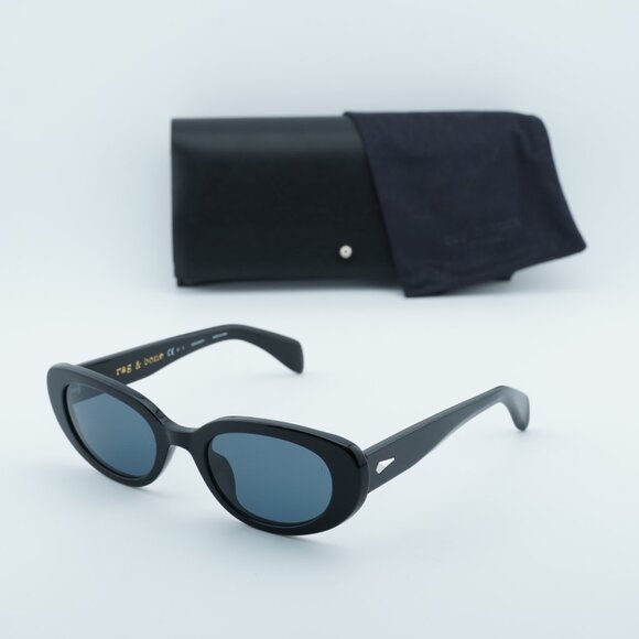Rag & Bone RNB1061/S 0807 IR Cat Eye Sunglasses - Black/Grey main image 5